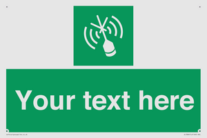 Custom sign safe condition Emergency position beacon